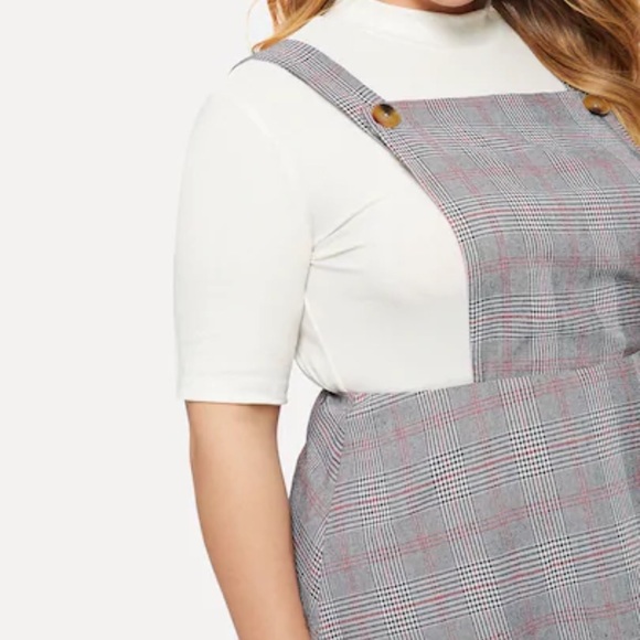 Plaid Pinafore Dress - Picture 3 of 5